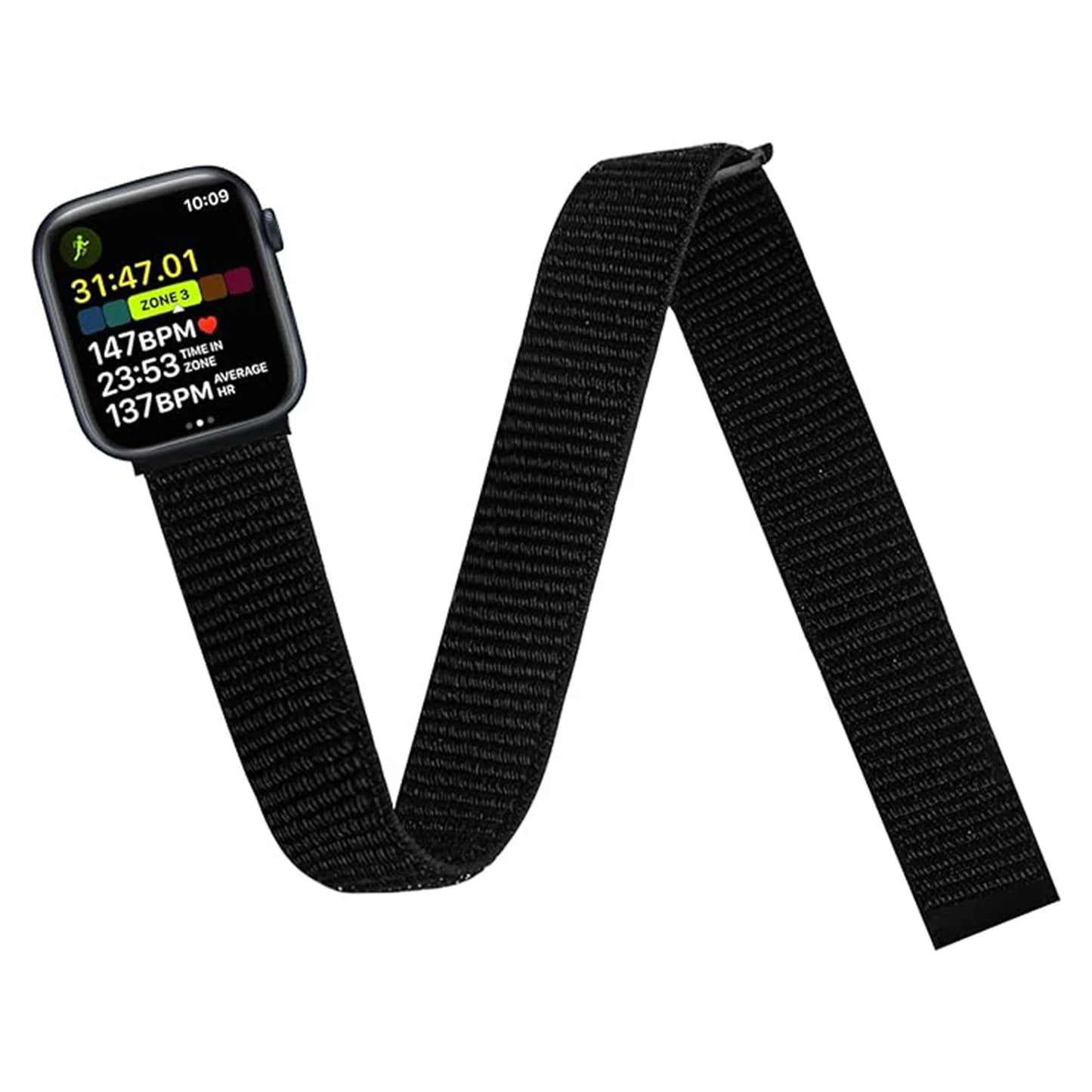 Sport Nylon Ankle/Arm Bands for Apple Watch 38-49mm - Ultra SE Series 9