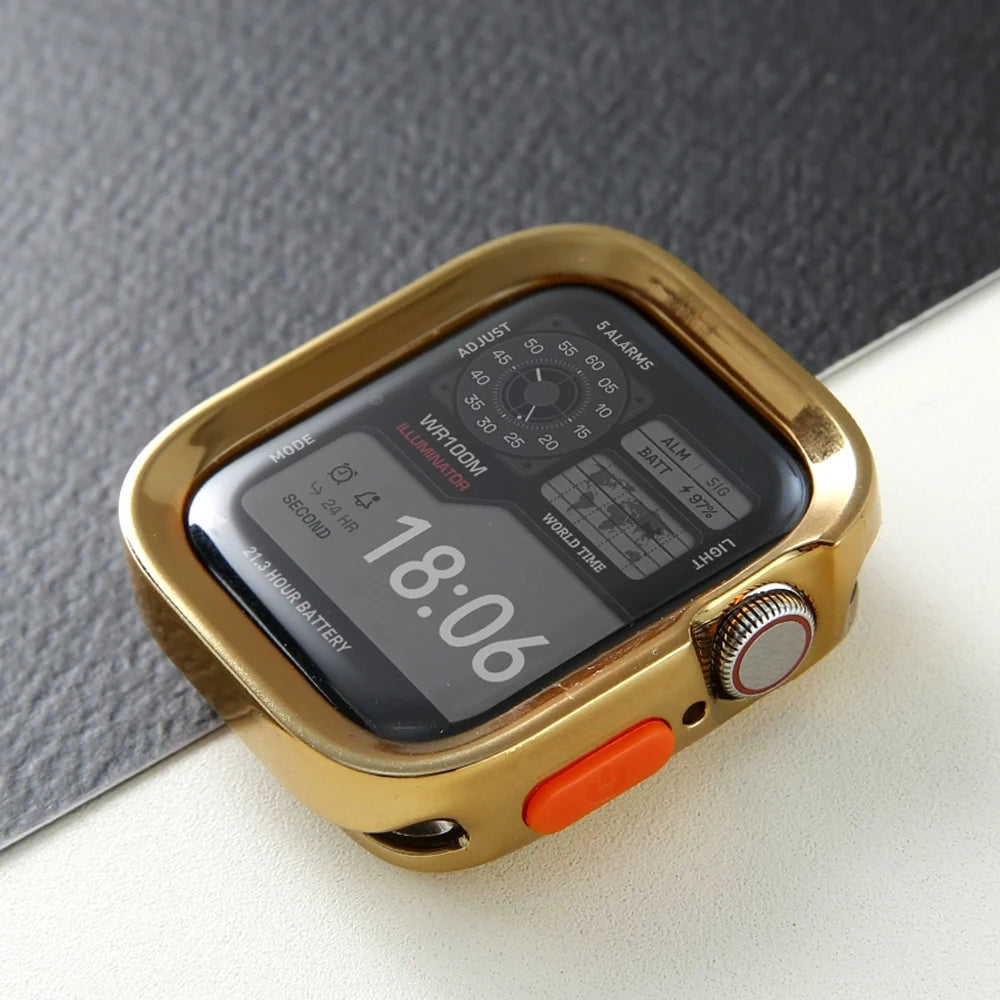 Soft Silicone Protective Case Cover for Apple Watch 41–49mm Series 4–10