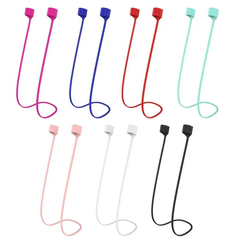 Anti-Lost Silicone Neck Strap for AirPods 1 2 3 Pro Wireless Earbuds