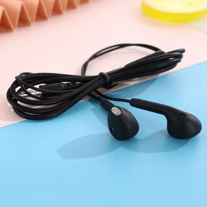 3.5mm Stereo In-Ear Headphones with Mic for Xiaomi, Huawei, Samsung, Sport