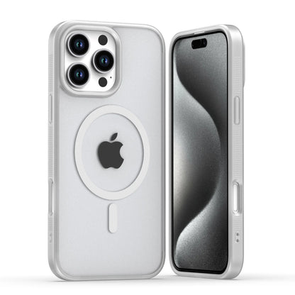 MagSafe Frosted Clear Case for iPhone 16 15 14 Pro Max Strong Magnetic