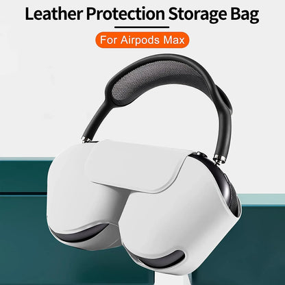 PU Leather Case for AirPods Max – Smart Sleep & Scratch Protection