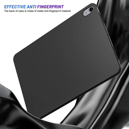 Soft Silicone TPU Case for iPad Air, Mini, Pro & 5–10 Gen iPads – Black Cover