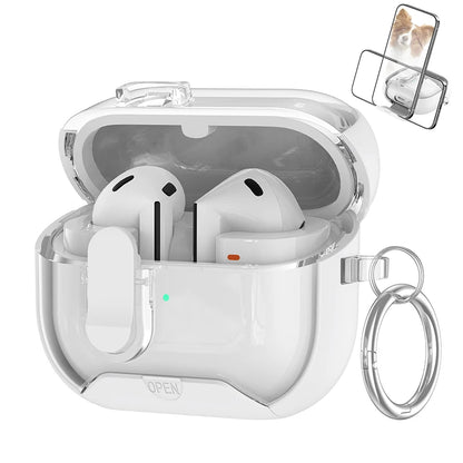 Secure Lock Case for Samsung Galaxy Buds 3 / 3Pro with Phone Stand