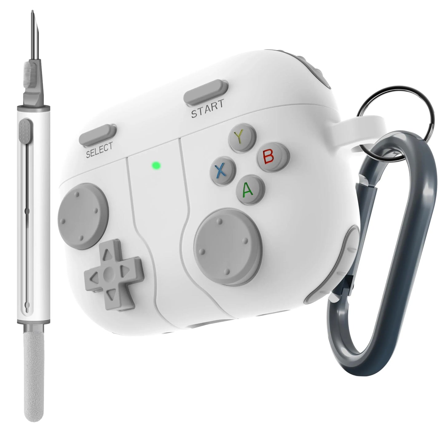 Secure Lock AirPods Pro 3 Case with Cleaner Kit and Keychain for 3rd Gen AirPods