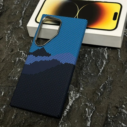 Luxury Carbon Fiber MagSafe Case for Samsung Galaxy S25/S24 Ultra Plus – Hard Cover