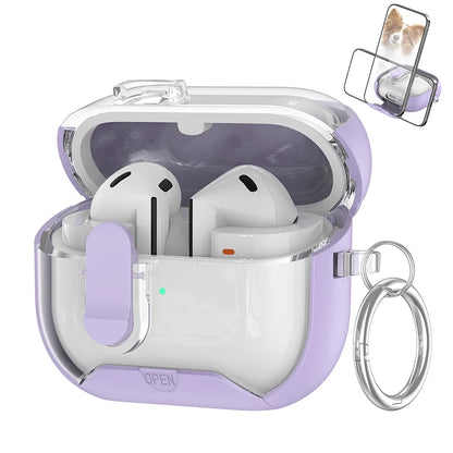 Secure Lock Case for Samsung Galaxy Buds 3 / 3Pro with Phone Stand