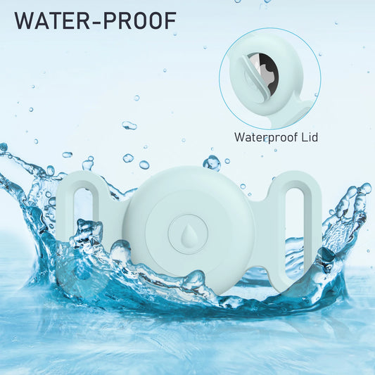 Colorful Silicone AirTag Case – Soft Protective Holder for Pet Collars & Trackers