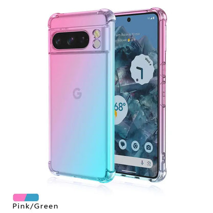 Gradient Airbag TPU Shockproof Case for Google Pixel 10 9 Pro XL 9A 5G