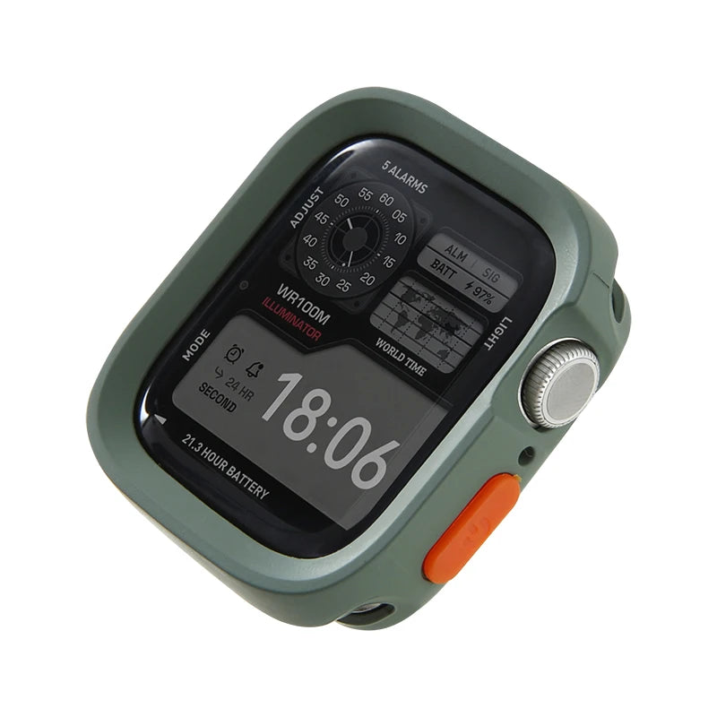 Soft Silicone Protective Case Cover for Apple Watch 41–49mm Series 4–10