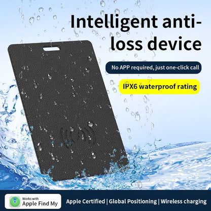 Ultra-Slim GPS Wallet Tracker – Anti-Loss Smart Card for iPhone, IPX6 Waterproof
