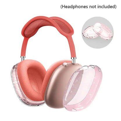 3D Transparent Anti-Fall Dust-Proof Protective Cover for AirPods Max
