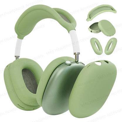 2024 3-in-1 Silicone Case for AirPods Max – Soft Ear Cup Scratch Cover