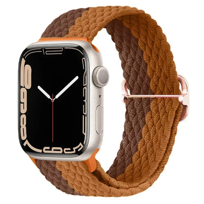 Braided Solo Loop for Apple Watch Ultra & Series 10–7 SE Elastic Band