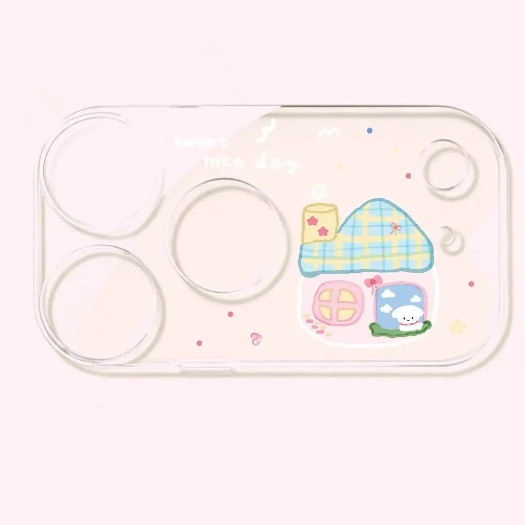 Cute Cartoon Animal Lens Cover for iPhone 17 Pro & 17 Pro Max