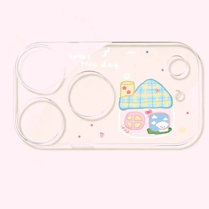 Cute Cartoon Animal Lens Cover for iPhone 17 Pro & 17 Pro Max
