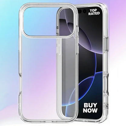 Luxury Clear Silicone Case for iPhone 17 Air/17 Pro Max Ultra Thin Cover