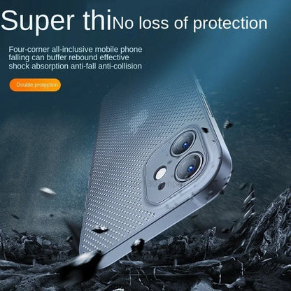 Ultrathin PP Cooling Case for iPhone 15–12 | Breathable Heat-Dissipation Cover