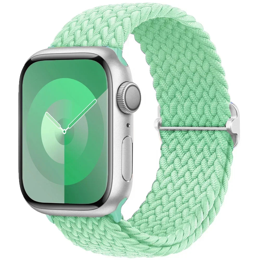 Braided Solo Loop for Apple Watch Ultra 2 & Series 10–3 SE Elastic Band