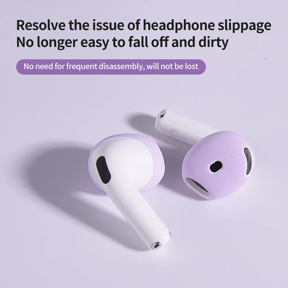 Silicone Protective Case for AirPods 4th Gen with Earpads & Tips