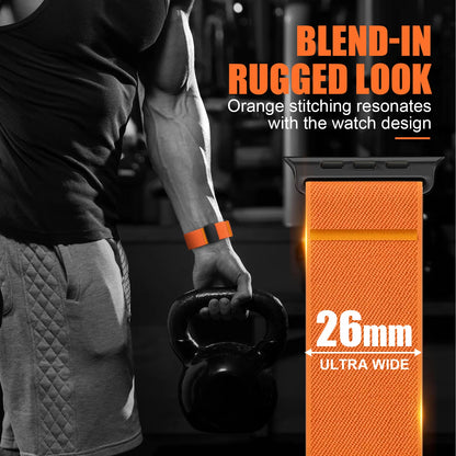 Magnetic Nylon Strap Band for Apple Watch Ultra 2 & Series 10–3