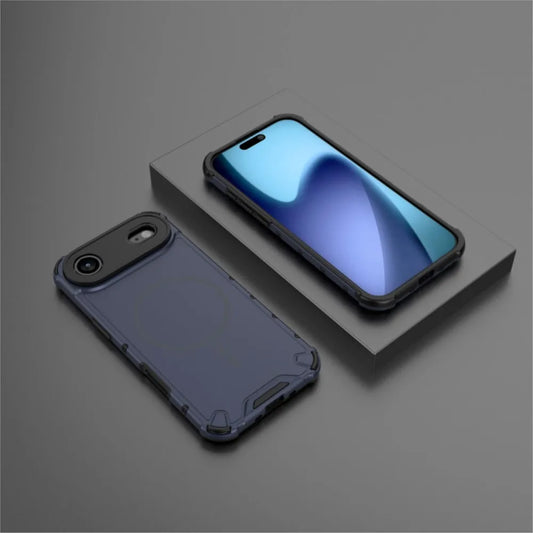 Rugged Armor MagSafe Case for iPhone 17 Air/16/15/17 Pro Max – Matte Shockproof Cover