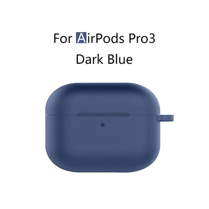 Soft Silicone AirPods Pro 3 Case – Keychain & Cleaning Kit Included