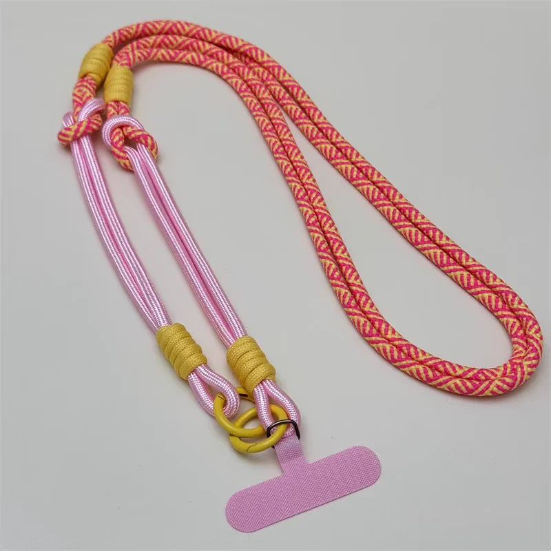 3 in 1 Crossbody Mobile Phone Hanging Rope – Neck, Wrist & Cup Strap