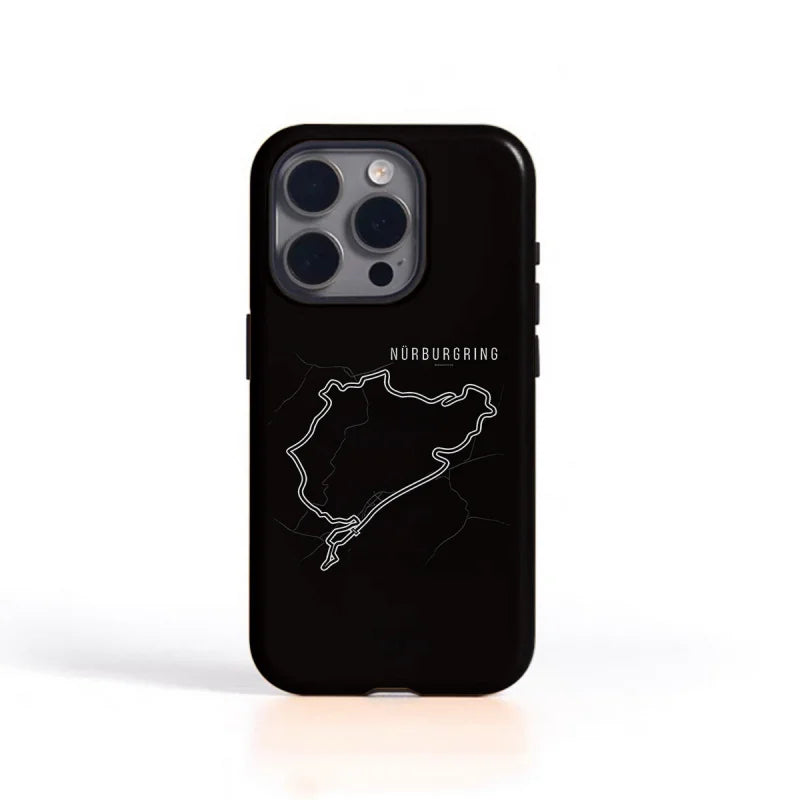 F1 Simple Glossy Case for iPhone 16 Pro Max–7 Plus | 2-in-1 Tough Cover