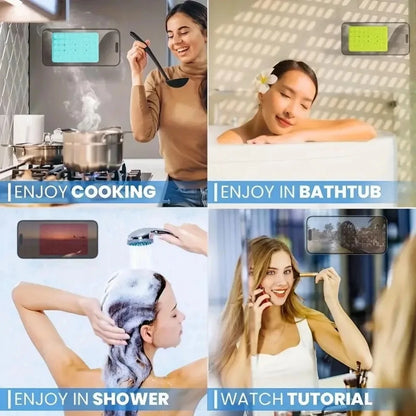 Silicone Suction Phone Case Mount Non-Slip Stand for Selfies & Videos - Mixed Colors