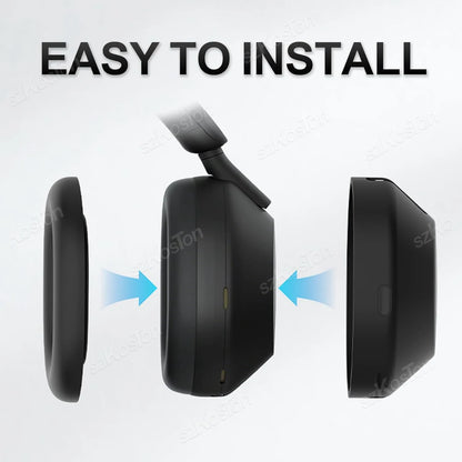 Silicone Protective Case for Sony WH-1000XM5 Headphones Headband & Earmuffs