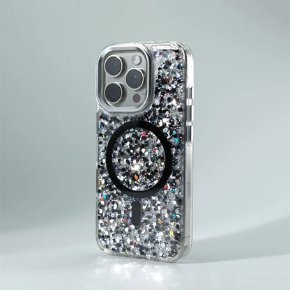 Glitter MagSafe Shockproof Case for iPhone 12/13/14 Pro & Pro Max