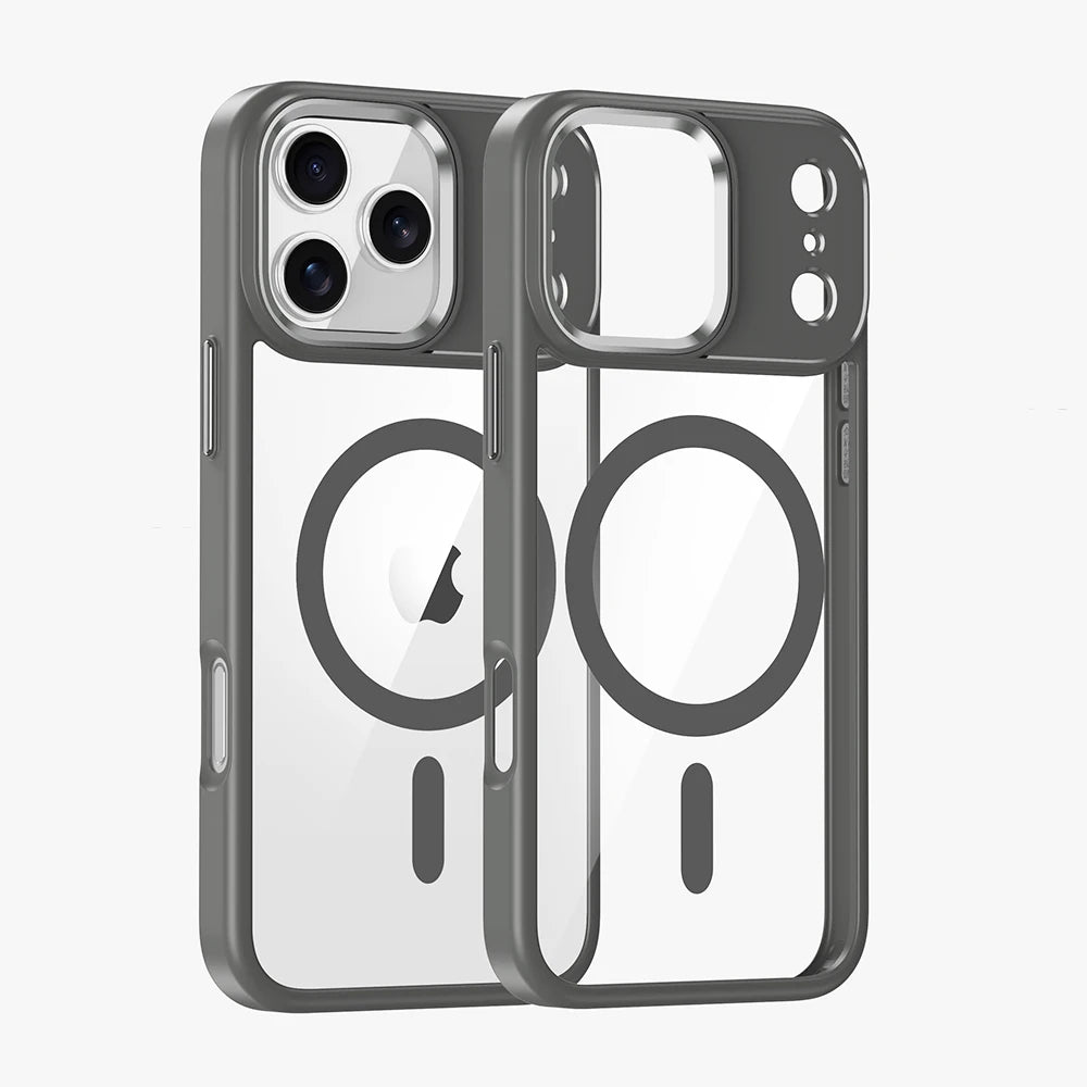 Luxury Transparent MagSafe Case for iPhone 17 Air 17 Pro 17 Pro Max Shockproof