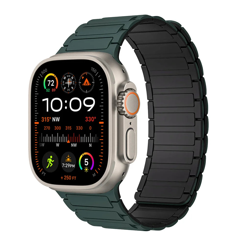 Sports Silicone Magnetic Band – Apple Watch Ultra 2 & Series 5-10 (38-49mm)