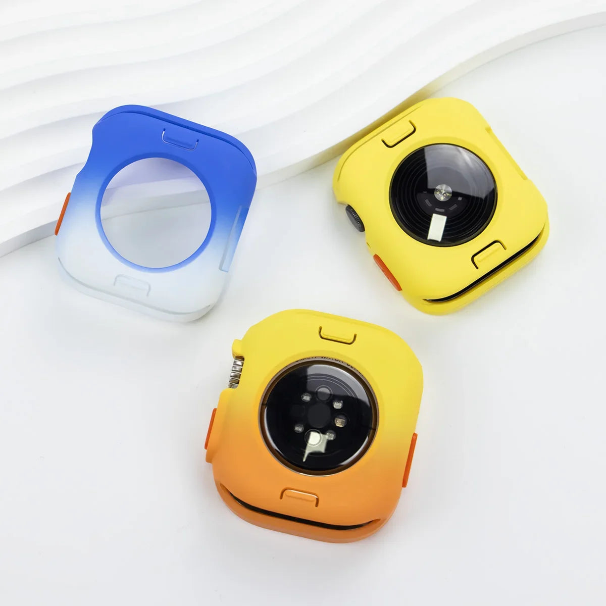 Candy Soft Silicone Case for Apple Watch Ultra 2 & Series 5–9, 40–49mm Protective Armor