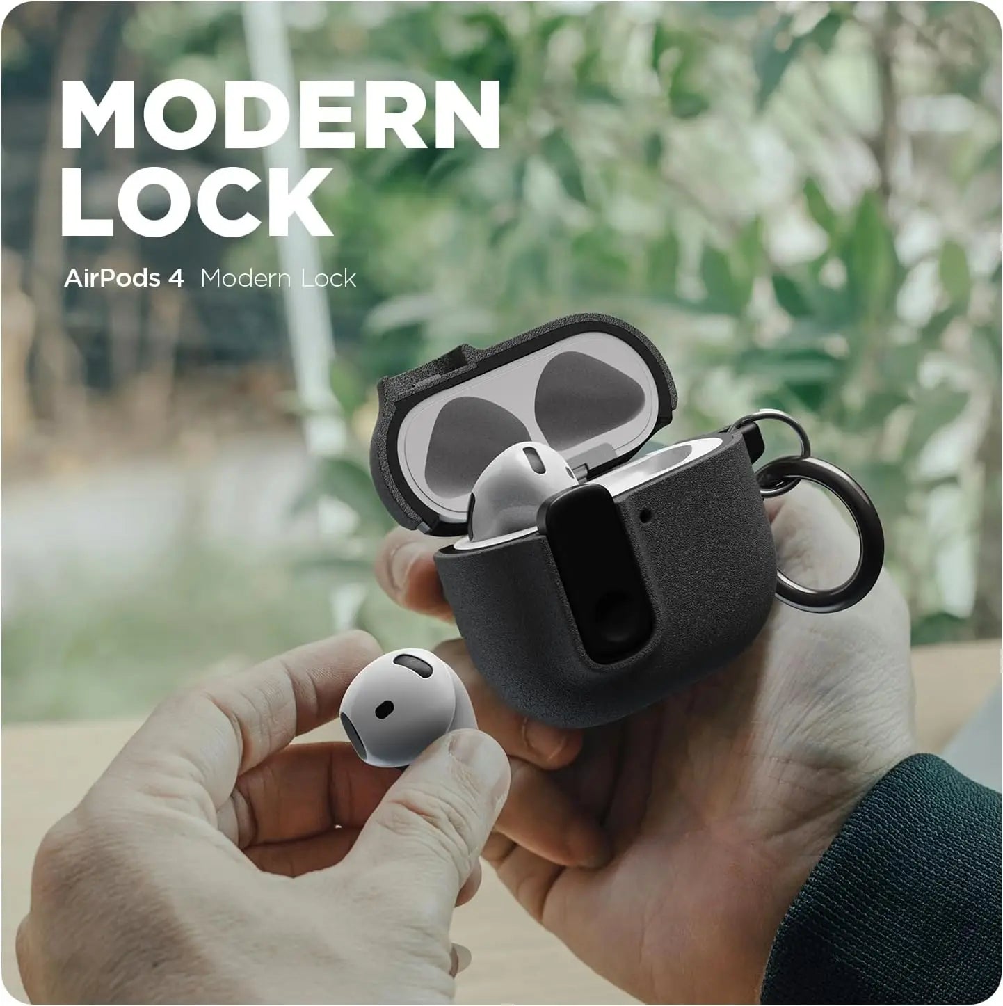 Luxury Shockproof Case for AirPods Pro 2, 4 & 3 with Hook Carabiner