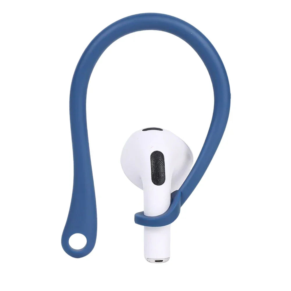 Silicone Anti-Lost Ear Hooks for AirPods Pro & 3, Bluetooth Earphone Holder, Sports Use