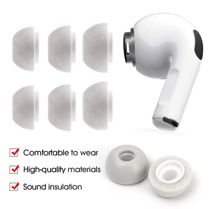Memory Foam Eartips for AirPods Pro 1 & 2 – Soft & Case-Friendly Fit