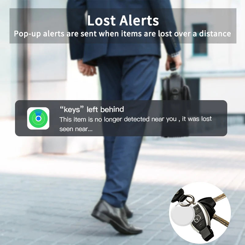 iPhone Security Bluetooth GPS Tracker – Anti-Lost Key Finder with Alerts & Alarm