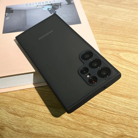 Armor Shockproof Silicone Case for Samsung Galaxy S20–S24 Ultra 5G Skin Feel Cover