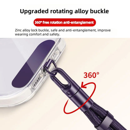 Universal Phone Lanyard with Clip – Anti-Drop, 360° Rotation Strap