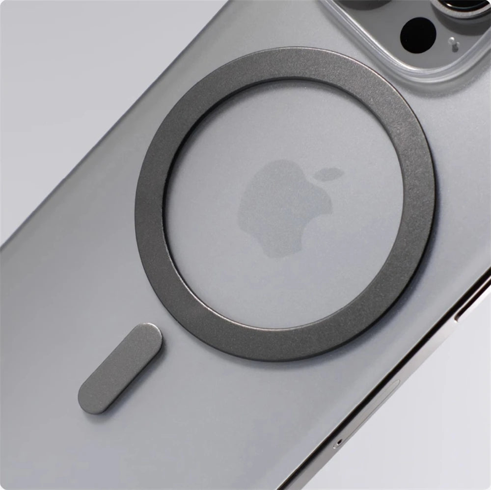 Ultra-Thin Frameless MagSafe Matte Case for iPhone 12–16 Pro Max