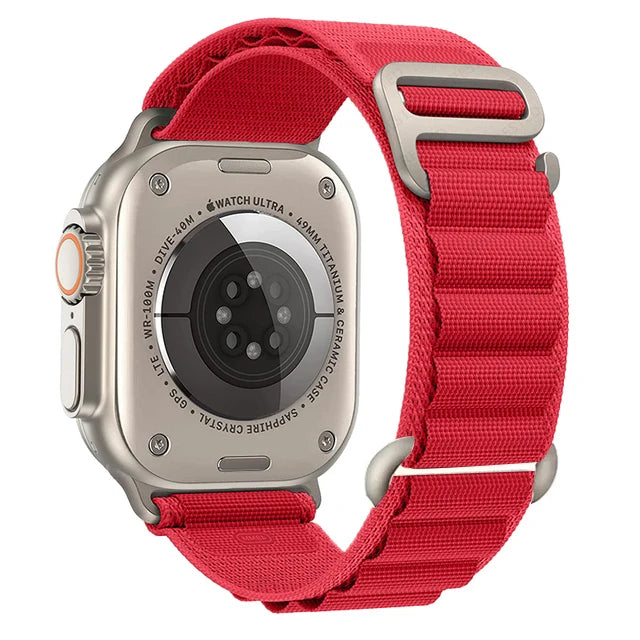Alpine Loop Nylon Strap for Apple Watch Ultra 2 & Series 10-4, 40-49mm Adjustable Band