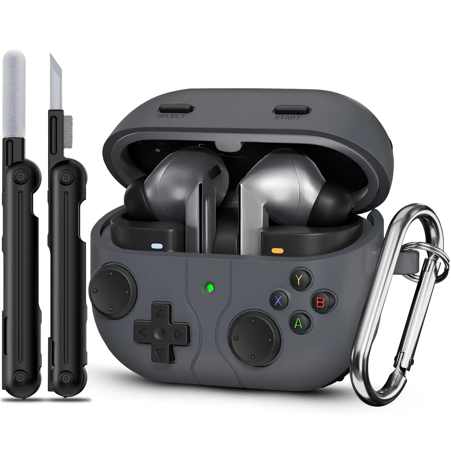 Cartoon Silicone Case for Galaxy Buds 3/3 Pro – Cute Design with Keychain & Kit