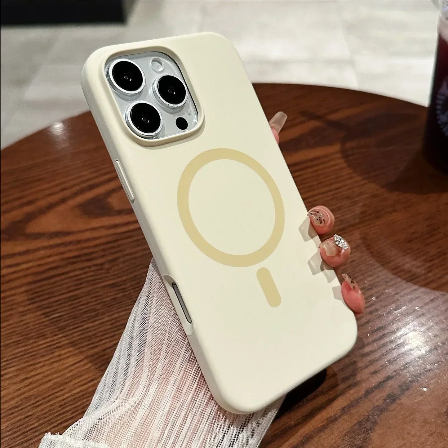 Liquid Silicone MagSafe Case for iPhone 16 15 14 13 12 Pro Max Plus Magnetic Cover