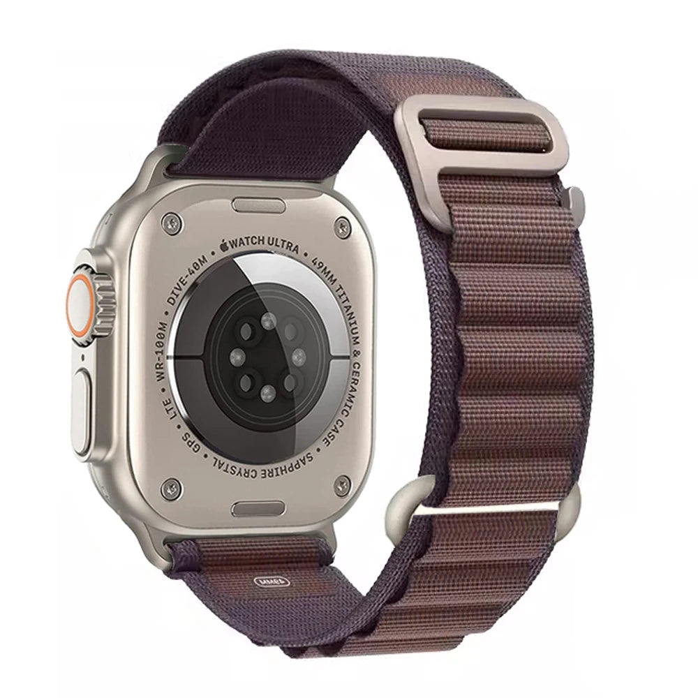 Alpine Loop Nylon Strap for Apple Watch Ultra 2 & Series 10-4, 40-49mm Adjustable Band
