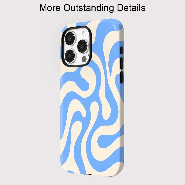 Magnetic Stripe Pattern MagSafe Case for iPhone 16–11 | Shockproof Cover