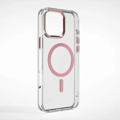 Magnetic Clear Shockproof Case for iPhone 16 15 Pro Max