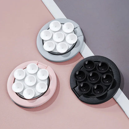 MagSafe Suction Cup Magnet Holder with Rotating Ring Stand for iPhone 12–15