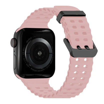 Ocean Silicone Band for Apple Watch Series 4–10 SE Ultra 2 (42–49mm)